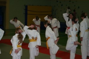 Judoka beim Training